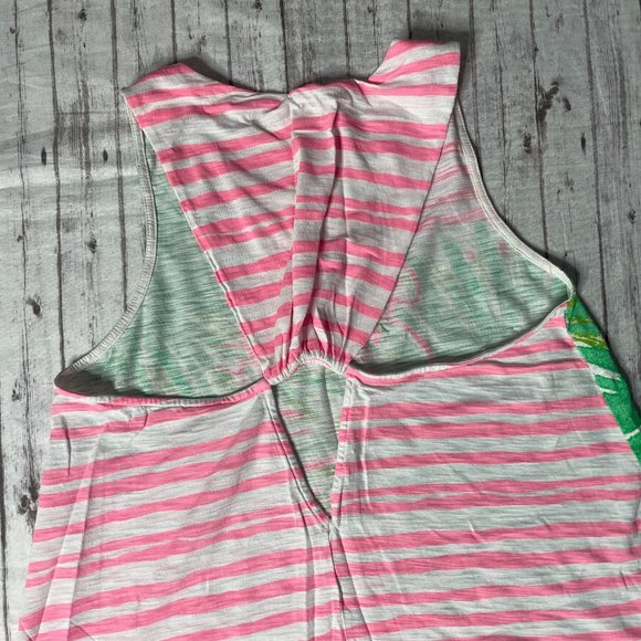 Lilly Pulitzer Womens Whitney Coverup Coral Reef Gone Coconuts Dress Size XXS - Picture 6 of 8